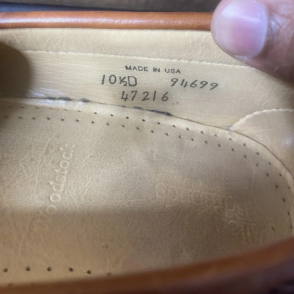 Allen Edmonds Woodstock Shoes Mens Size 10.5 D Brown Kiltie Tassel Loafers USA